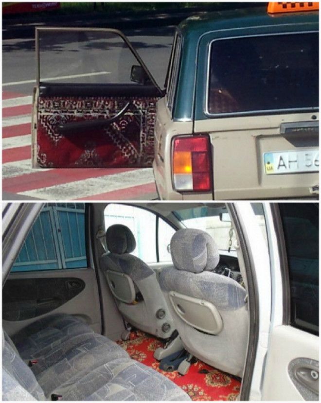 Ковры в салоне авто