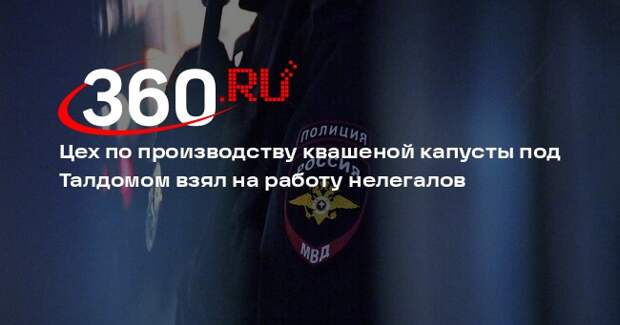 Работу 14 нелегальных мигрантов пресекли под Талдомом