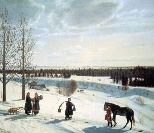 Крылов Никифор (1802-1831). Зимний пейзаж