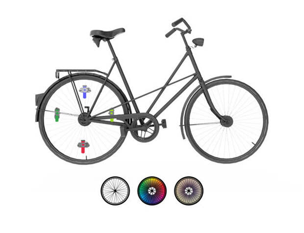 Колесо велосипеда - минилаборатория для проведения анализа крови. Facepla.net последние новости экологии