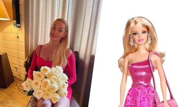 Поклонники сравнили Волочкову в розовом платье с Барби