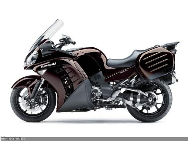 Анонс мотоцикла Kawasaki 1400 GTR 2012