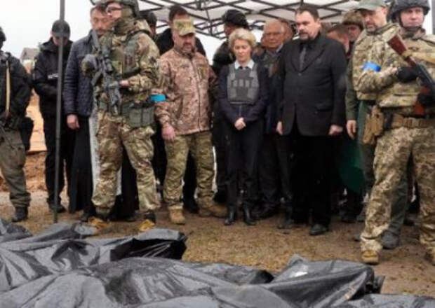 Удар по Краматорску нанесён к приезду первых лиц ЕС. Мешки с трупами дождались их в Буче Удар по Краматорску нанесён к приезду первых лиц ЕС. Мешки с трупами дождались их в Буче