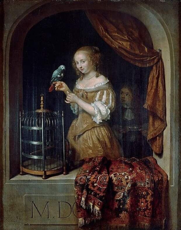 Художник Caspar Netscher (1639 – 1684). Мастер Золотого века