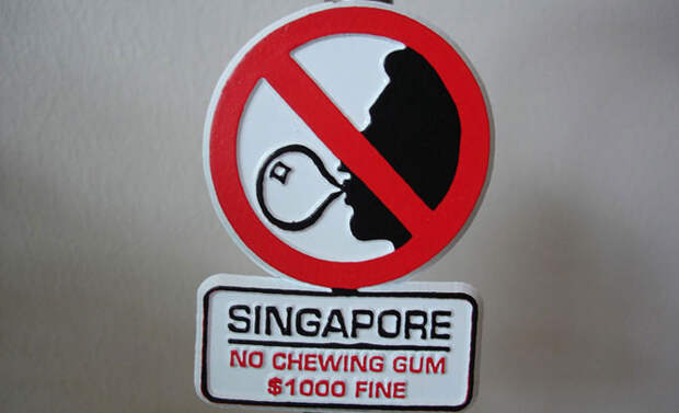 Все самые захватывающие Сингапурские запреты