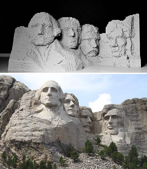 Знаменитые произведения искусства, воссозданные из LEGO