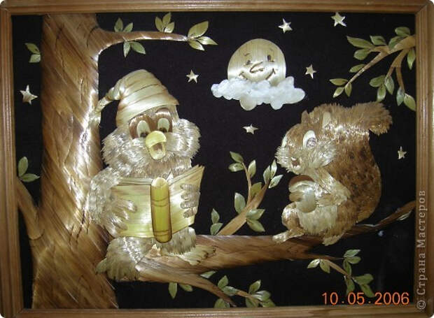 Восхитительные розы. Аппликация из соломки. Мастер-класс (49) (520x382, 201Kb)