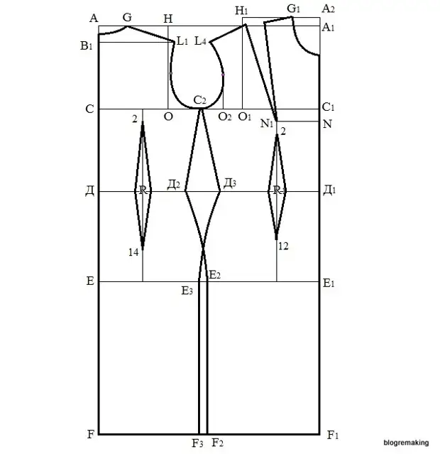 Крой букв. Построение выкройки основы женского платья 52 размера. Базовая основа платья выкройка 48 размер. Базовая основа платья выкройка построение. Базовая выкройка основы платья 44 размера.