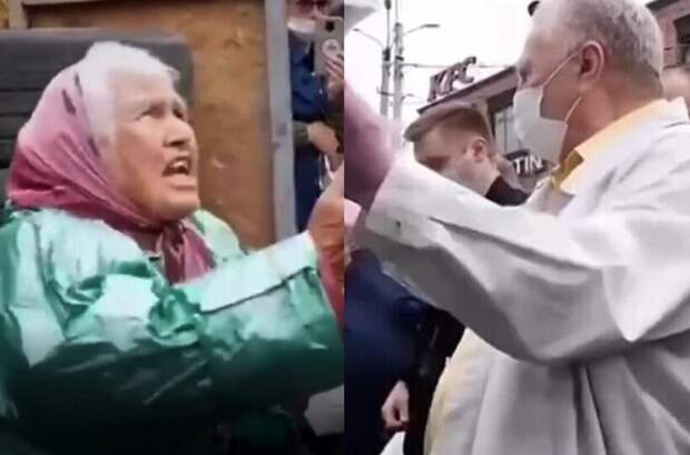 Настоящая встреча народа и власти. Бабушка-ветеран и 1000 рублей