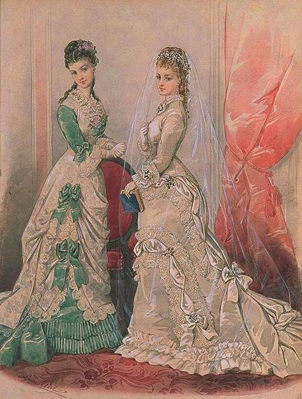 История свадебных платьев