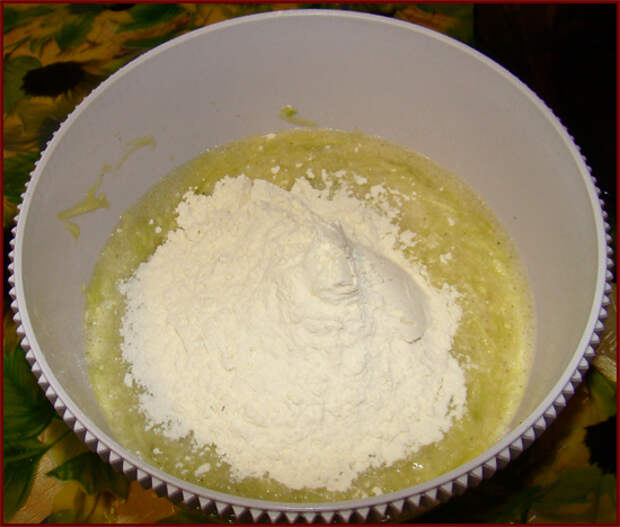 Закусочный кабачковый торт Закусочный кабачковый торт