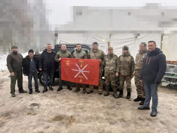 Туляки доставили гуманитарную помощь военным в Курскую область к 23 февраля