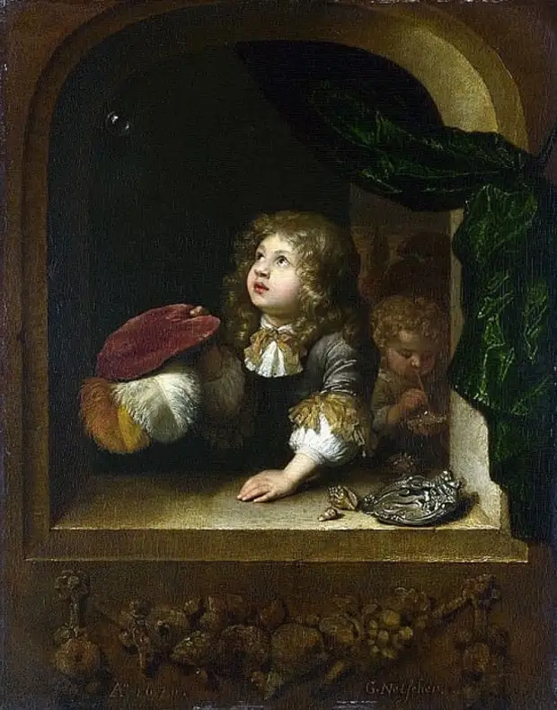 �������� Caspar Netscher (1639 � 1684). ������ �������� ����