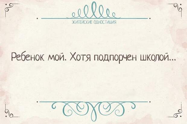 Вся житейская истина в одностишиях Одностишья, открытки, юмор