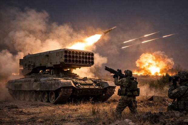 «Солнцепёк» группировки «Восток» уничтожил укрепления ВСУ в Запорожской области