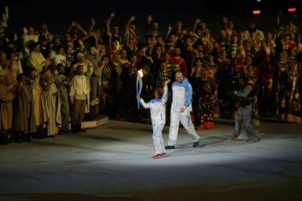 Церемония зажжения Паралимпийского огня 