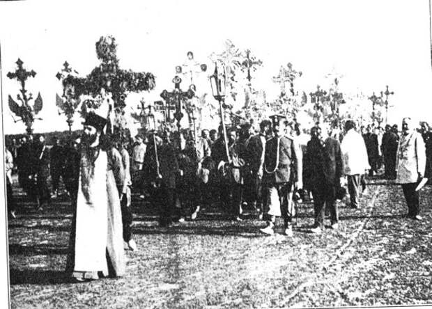 Демонстрация черносотенцев, 1907 год. 