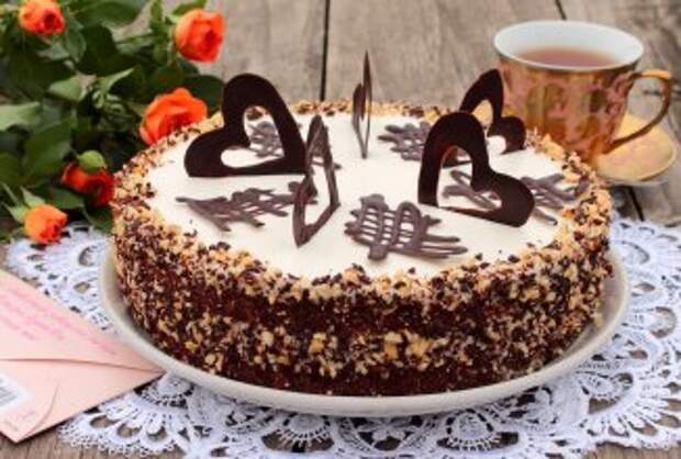 Торт шоколадно-пудинговый - приготовление