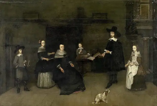 �������� Caspar Netscher (1639 � 1684). ������ �������� ����