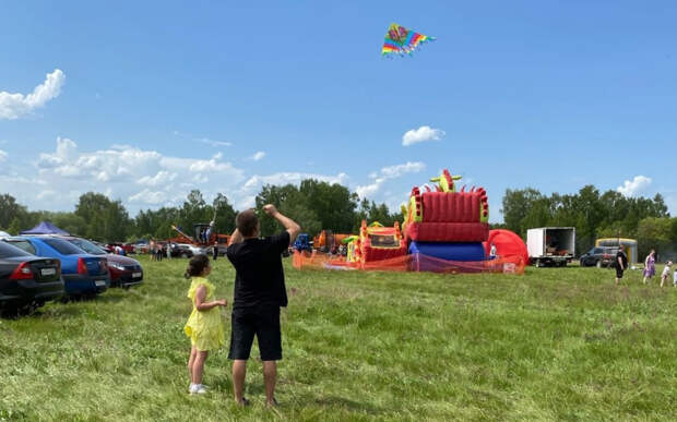В Касимове прошёл фестиваль воздушных змеев «Выше радуги»