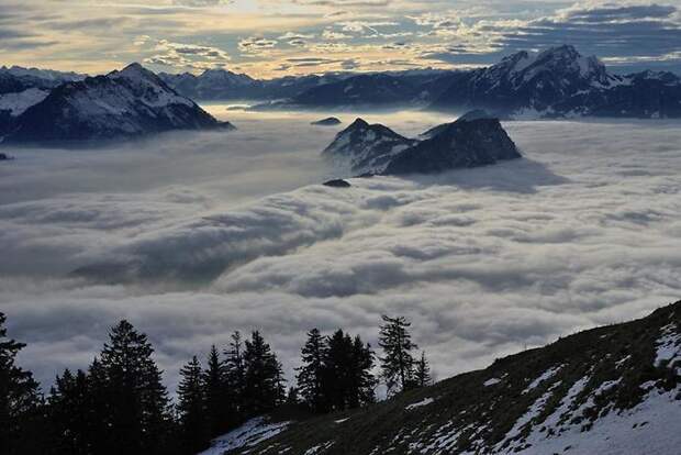 Облачный пейзаж Облачный пейзаж