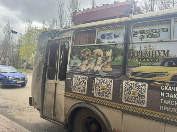 ❗️ ВСУ ударили дроном автобусу в Центрально-Городском районе Горловки