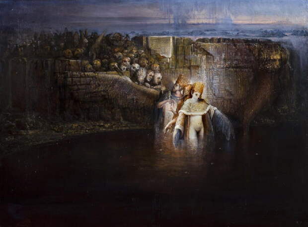 Мрачные картины Agostino Arrivabene
