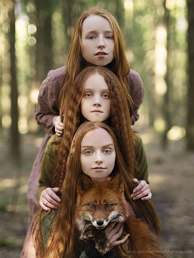 Рыжая красота