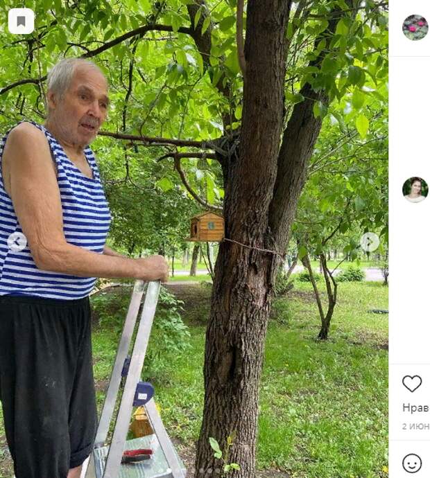 Умелец из Текстильщиков создает уникальные скворечники для птиц