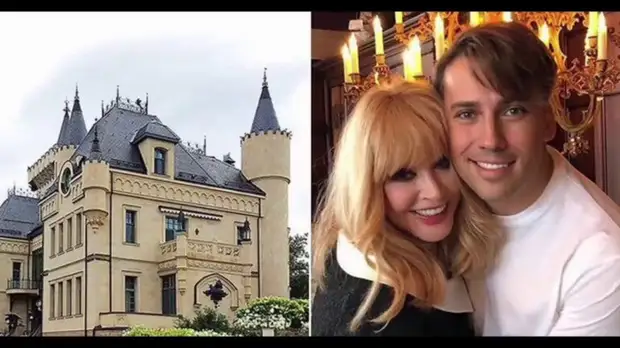 Перед замком Галкина и Пугачевой нарисовали букву Z