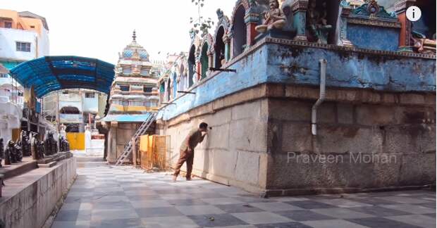 Индийский храм в Бангалоре