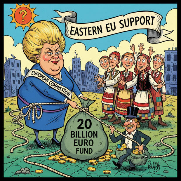 Фон дер Ляйен анонсировала инвестиционный фонд в €20 млрд для восточных регионов ЕС