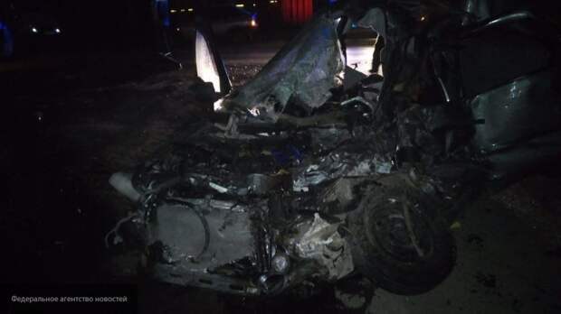 В Свердловской области "Калина" врезалась в пассажирский автобус, погибли два человека