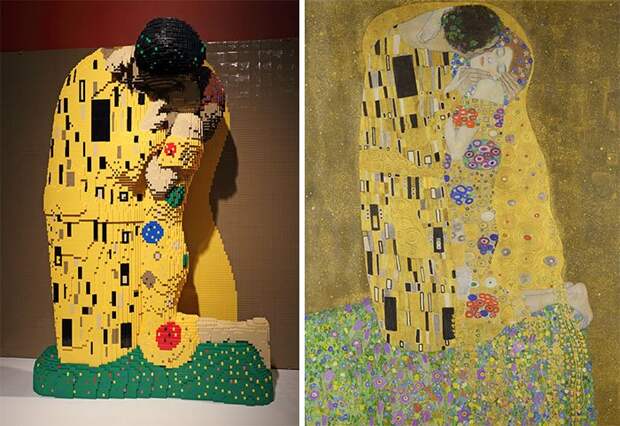Знаменитые произведения искусства, воссозданные из LEGO