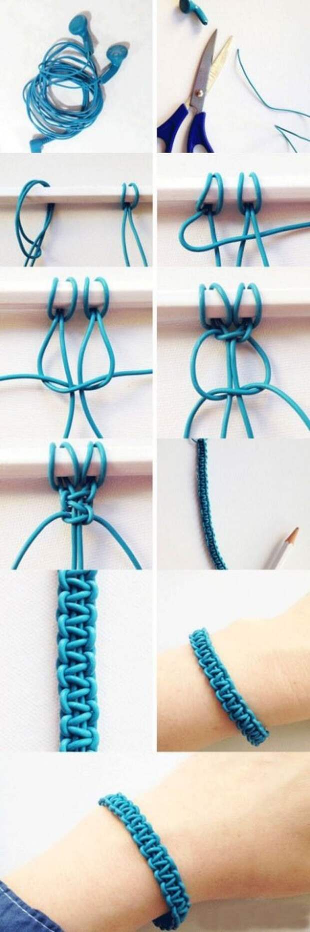 Легкие плетение браслетов