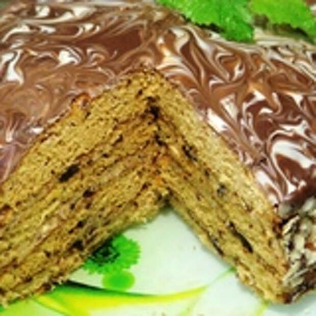 Медовый цельнозерновой торт