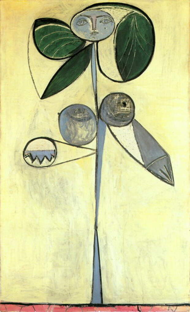Пабло Пикассо. Женщина-цветок (Франсуаза Жило) 1. 1946 год