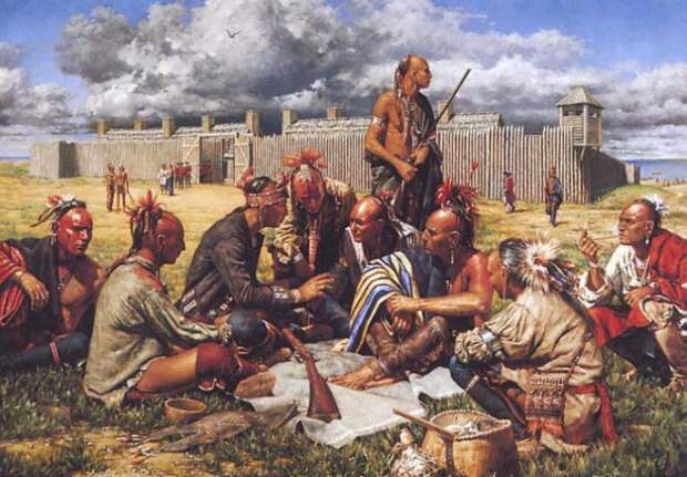 Биологическое оружие применяли и против североамериканских индейцев. /Фото: varvar.ru