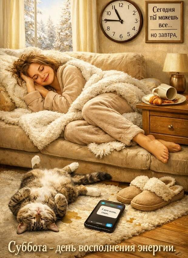 Лежим со всей усталостью!