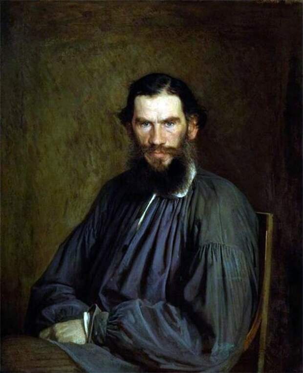Портрет Льва Толстого кисти Крамского