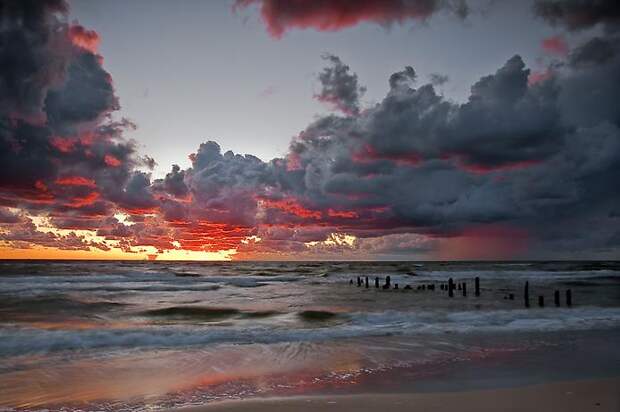 Красный закат Красный закат