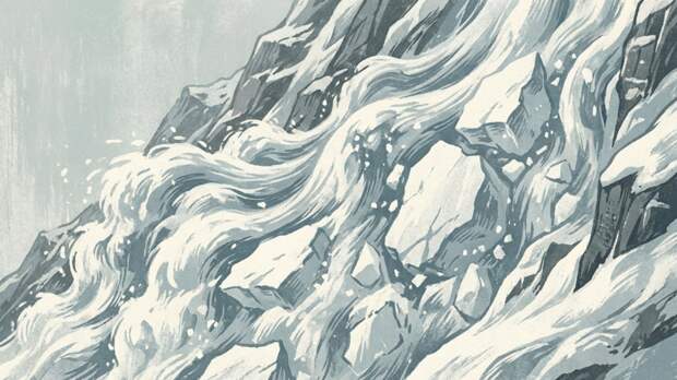 Жители дагестанского села спасли семью из заваленного лавиной дома