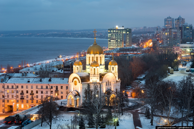 Зима в Самаре зима 2015, самара