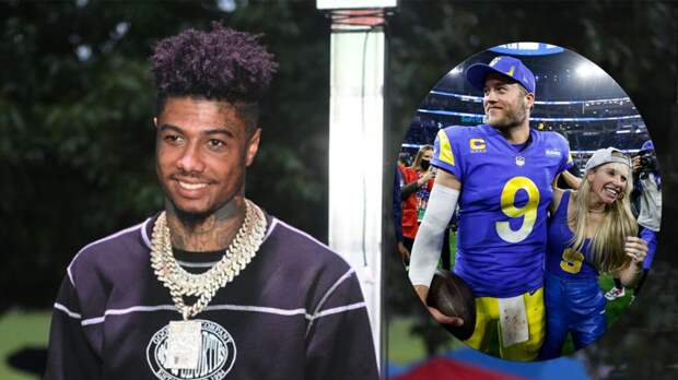 Kelly Stafford Blueface Rams SoFi Stadium