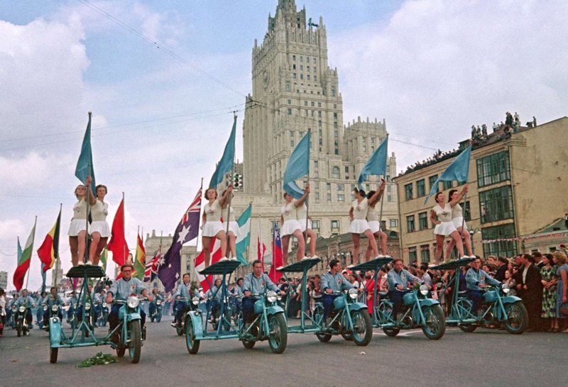Всемирный фестиваль молодёжи 1957 года в Москве в фотографиях Всемирный фестиваль молодёжи 1957 года в Москве в фотографиях СССР., Фестиваль, молодёжь, фото