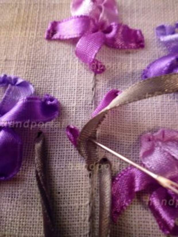 прямой простой стежок