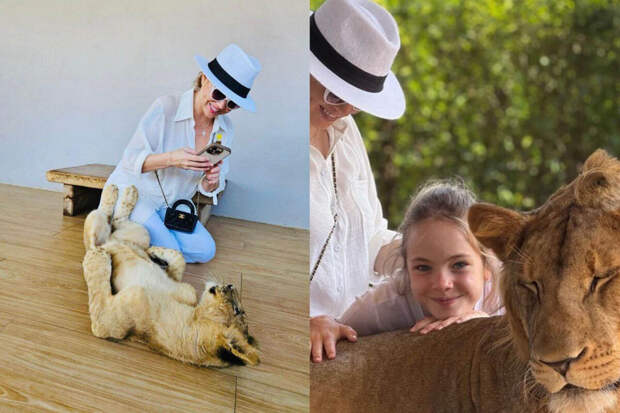 Певицу МакSим раскритиковали за снимки со львами и слонами