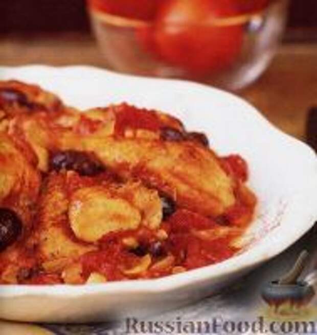Фото к рецепту: Курица по-провански