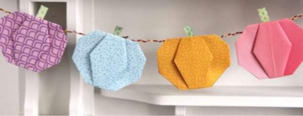 Гирлянда из тыкв - 5 интерьерных идей