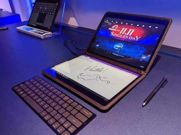 Красивые концепции Intel с двумя экранами: какими могут быть ноутбуки через 2 года